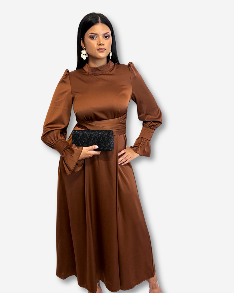 Sylvia Satin Dress