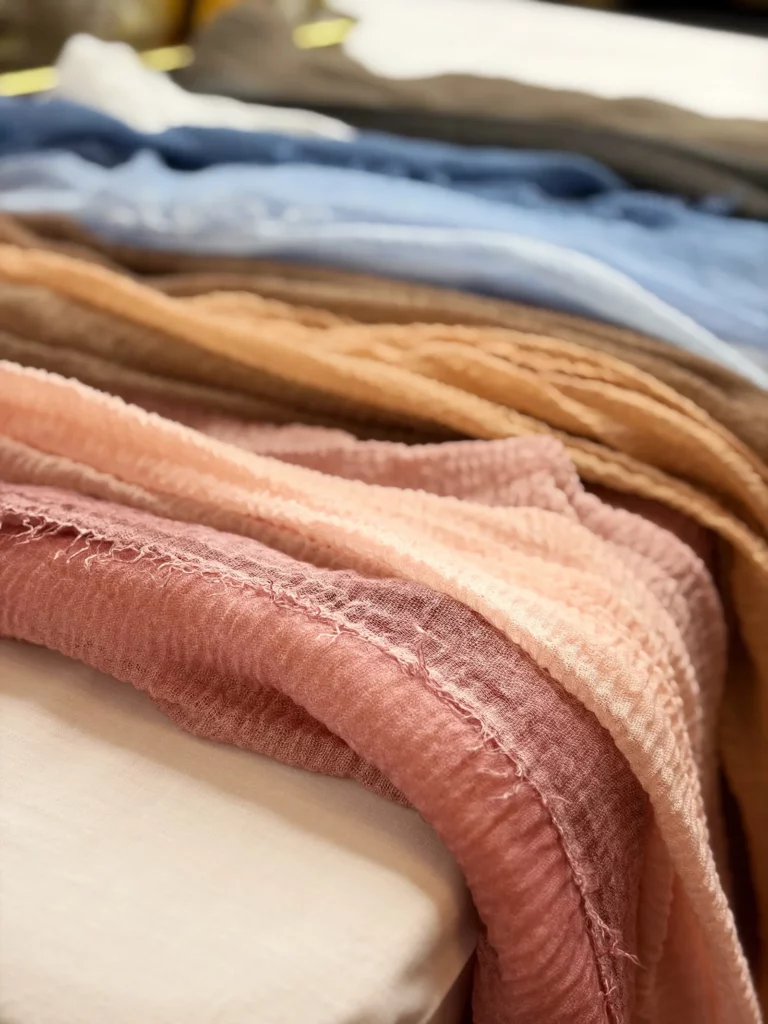 Crinkle Cotton Gradient Hijab