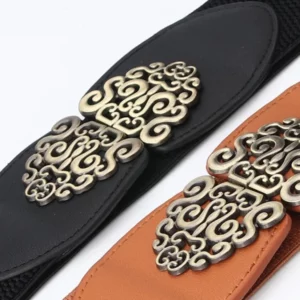 retro-carved-double-buckle-elastic-belt